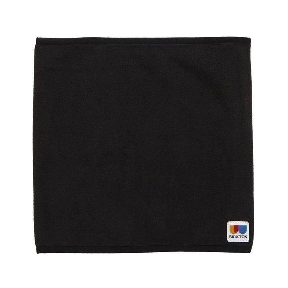 BRIXTON Arctic Fleece Neck Face Mask Gaiter in Black - NWT - Picture 2 of 5